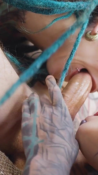 FFM Tattoo Threesome with Two Alternative Teens