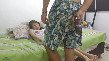 My Stepsister Was Resting and When She Arrived with a Lubricant, Lee Gave Me a Great Fuck