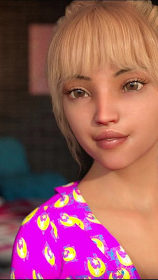 Teen Nathalie Gets Attracts Towards Mascular Guy Asura