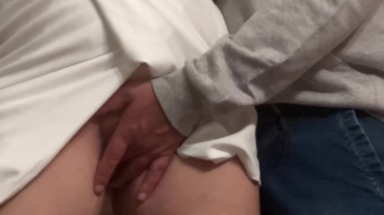 Omg! Total Stranger Saw I Wasn't Wearing Panties - Subway Pussy Fingering