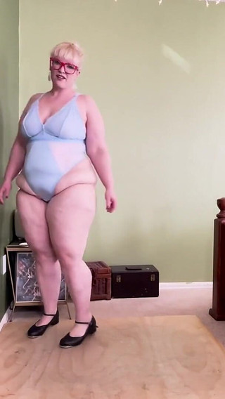 Striptease: Celebrate Women with a Curvy BBW Striping and Jiggling Her Fat Till You Cum