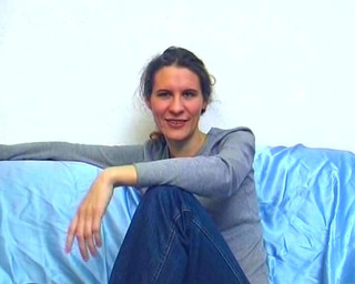 Pretty Brunette German Babe Shows Her Cunt in Front of the Cam