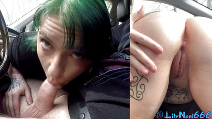 Lily thanks me for the ride, redux