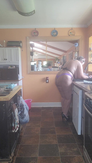 Momma Making Brownies