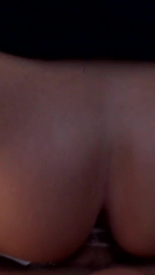 Lovely redhead chick fucked in her shaved pussy outdoor